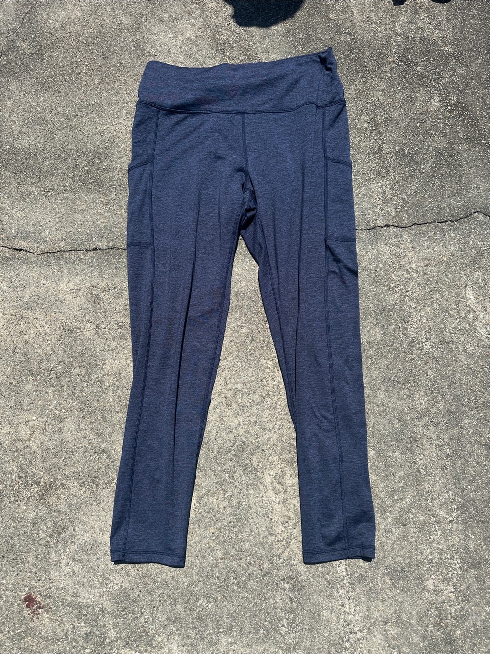 Dark Heather Navy Active Leggings